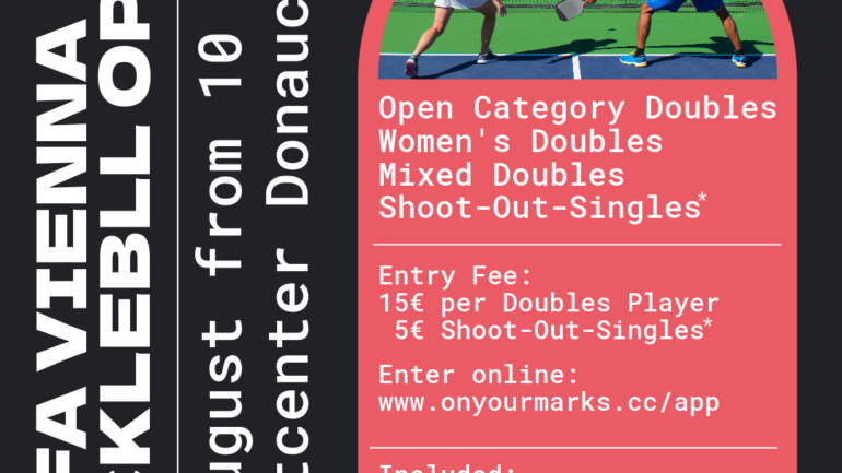 First Pickleball Tournament in Vienna