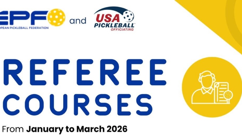 Werde Pickleball Schiedsrichter:in – mit PFA Stipendien