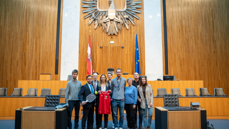 Austria’s Pickleball European Champion Team Honored In Parliament