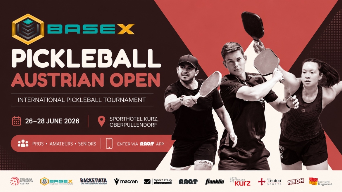 Base X Pickleball Austrian Open bringen internationales Pickleball-Feld nach Oberpullendorf